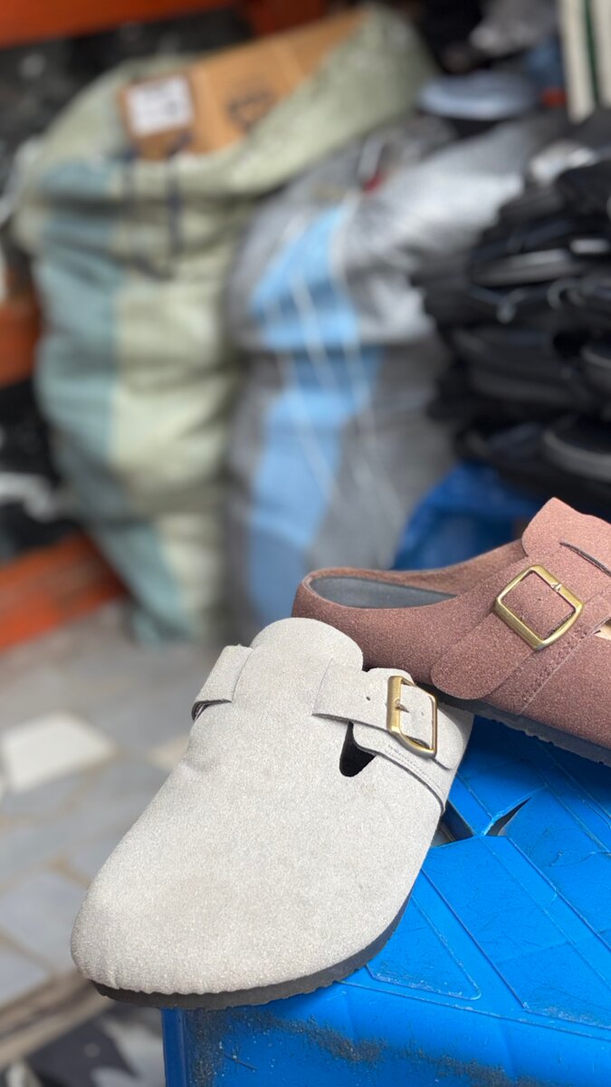 Sabots en daim confortables