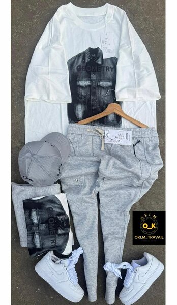 Ensemble décontracté homme tendance