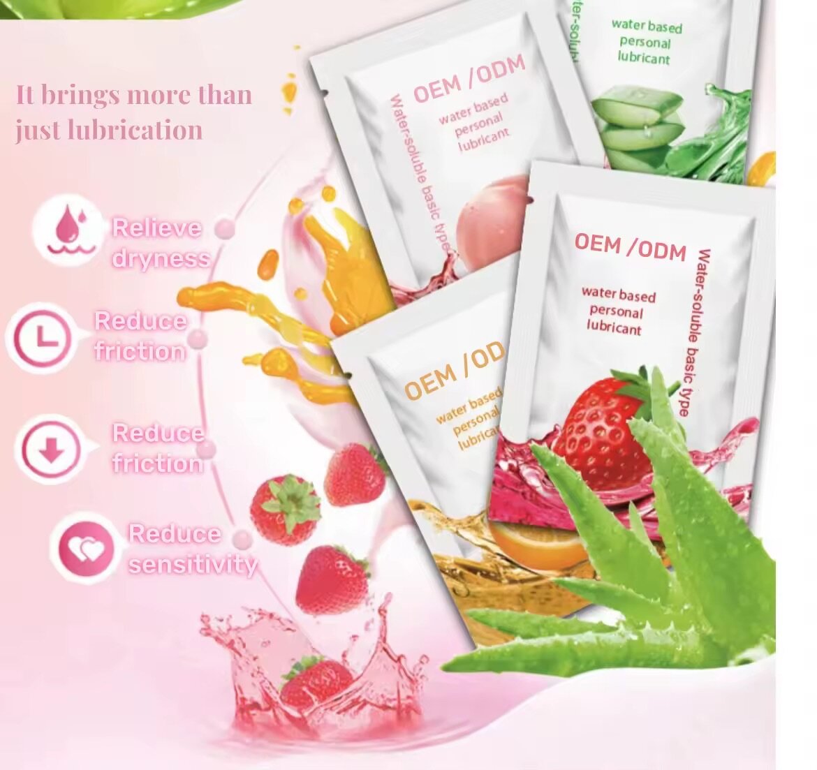 4 LUBRIFIANT A EAU PARFUMÉ