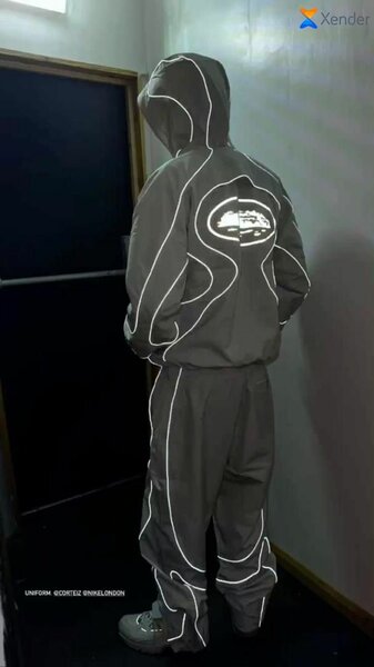 Veste et pantalon de sport réfléchissants