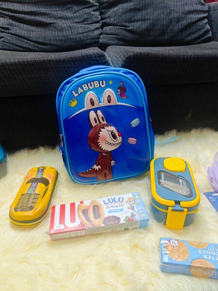 Cartable enfant avec motifs