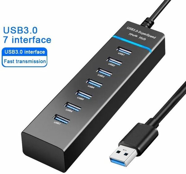 USB 3.0 7-Port Hub