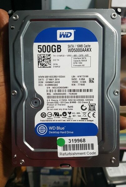 Disque dur bureau 500Go