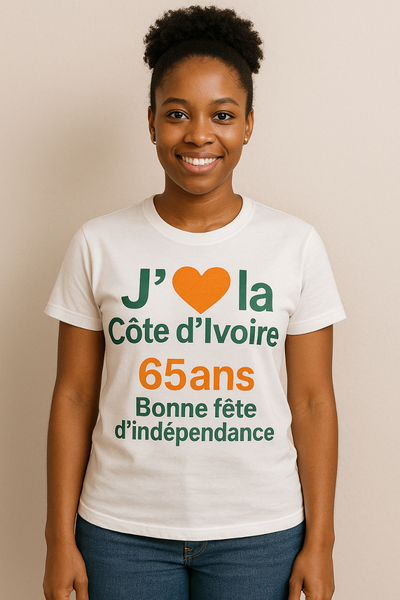 T-shirt Côte d'Ivoire Indépendance