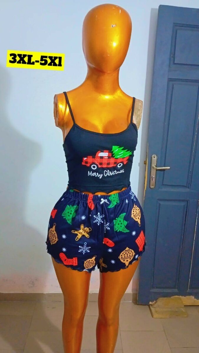 Pyjama femme Noël imprimé