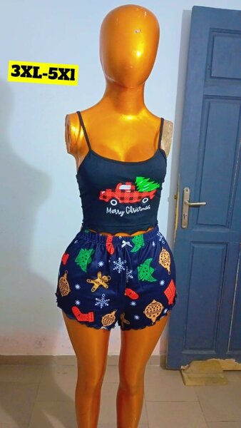 Pyjama femme Noël imprimé