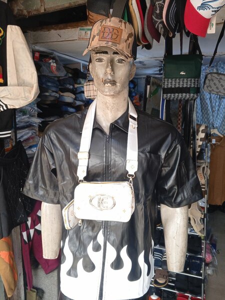 Ensemble en similicuir flamme