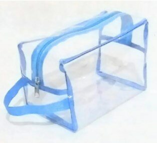 Multi Purpose Vanity Box Material: plastic Tailored with Transparent Standard Quality with High Finish Stitches. Color - Cosmetic Pouch Makeup Organizer Beauty Bag Travel Pouch Transparent Cosmetic Case Skincare Storage Makeup Storage Durable Plastic Pouc