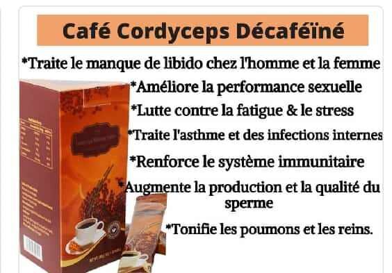 Café Cordyceps Décaféiné