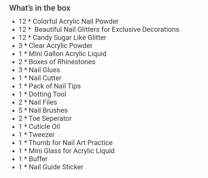 Nail artistry set 72pcs