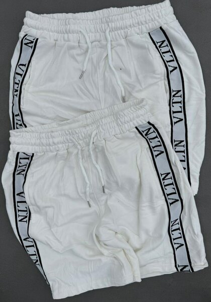 Shorts de sport blancs unisexes