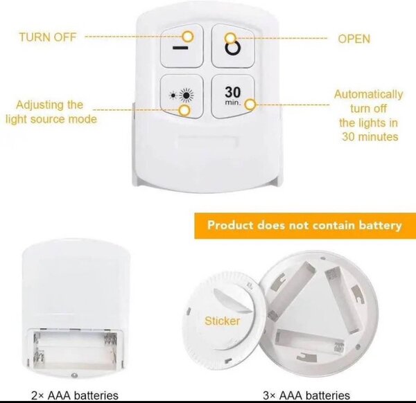 SPOT ECLAIRAGE A PILE