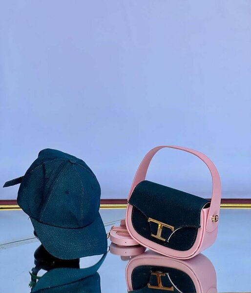 Jeans bag and cap