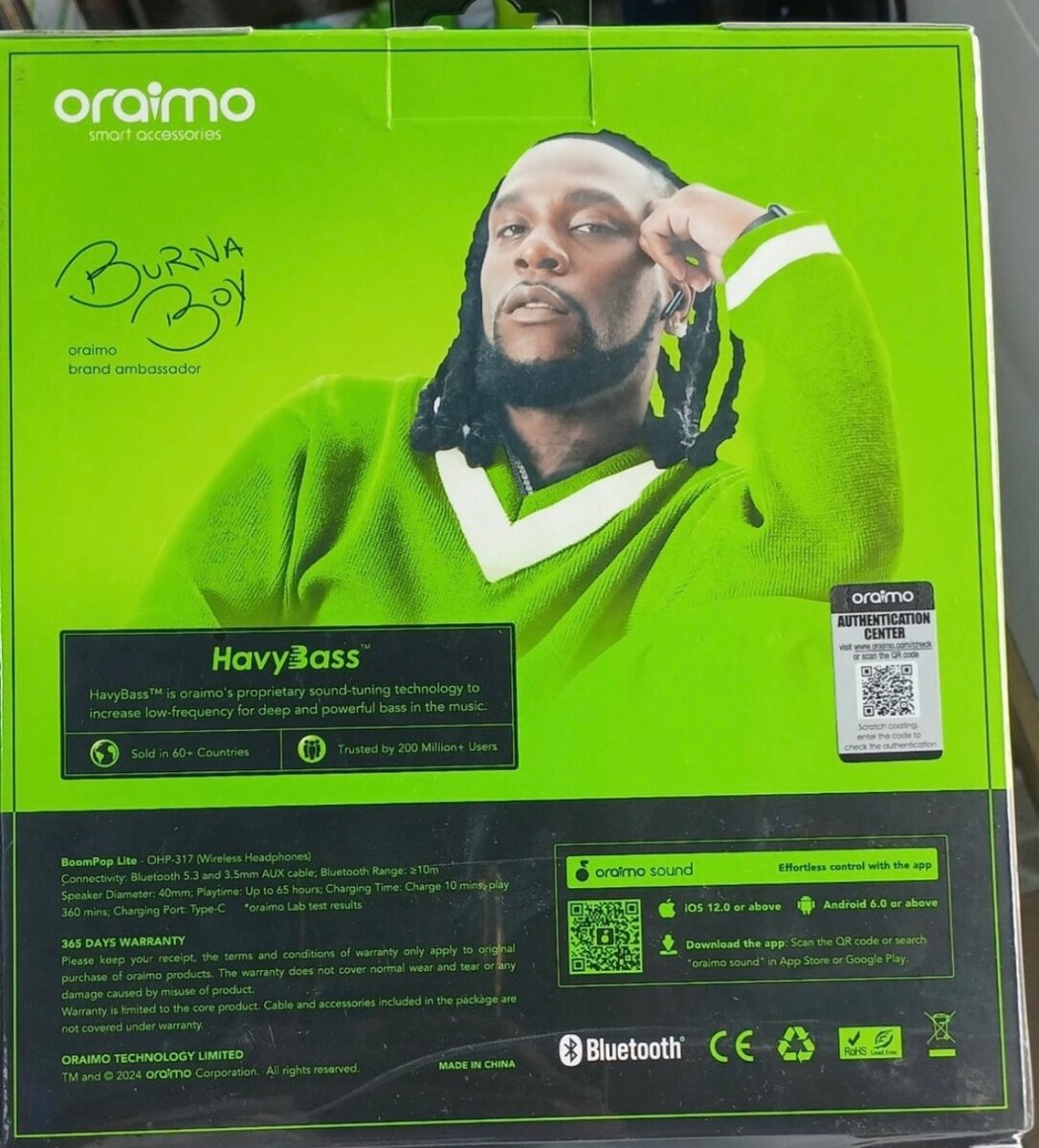 Casque Oraimo BoomPop Lite