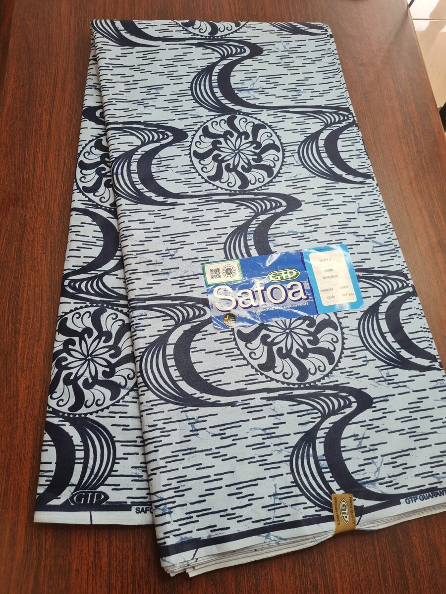 Safoa Indigo white