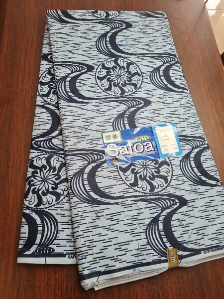 Safoa Indigo white