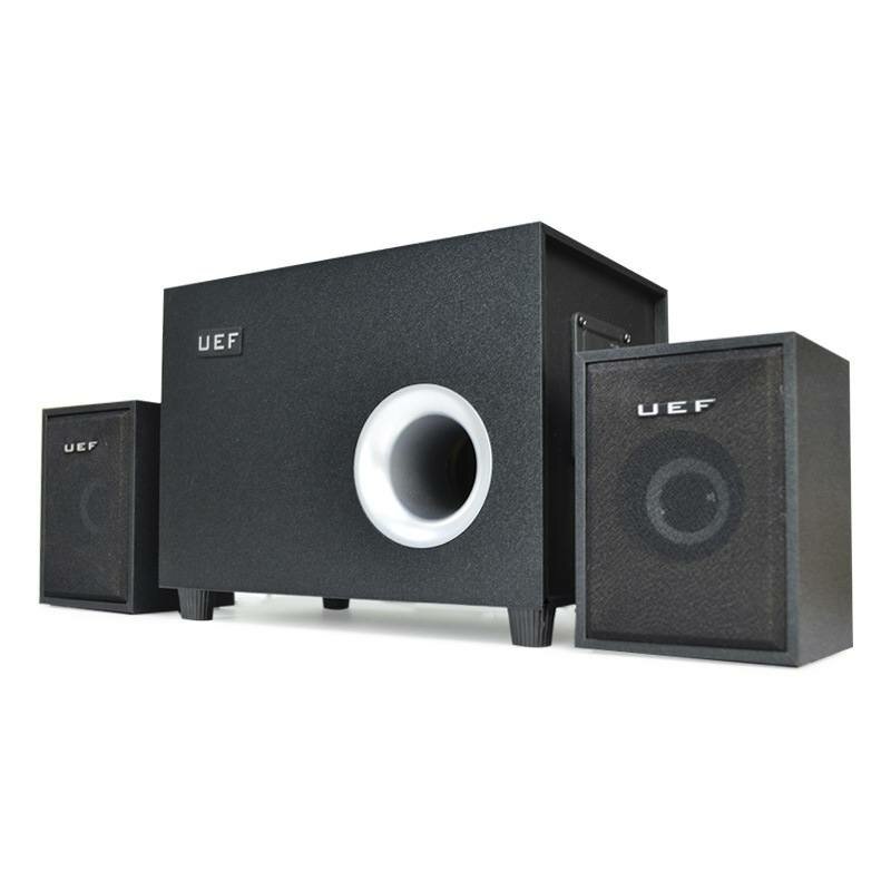 UEF S907 SUBWOOFER & 2 SPEAKERS black