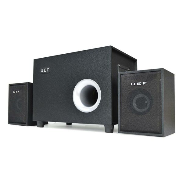 UEF S907 SUBWOOFER & 2 SPEAKERS black