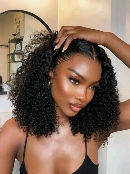 Perruque Bouclée Naturelle