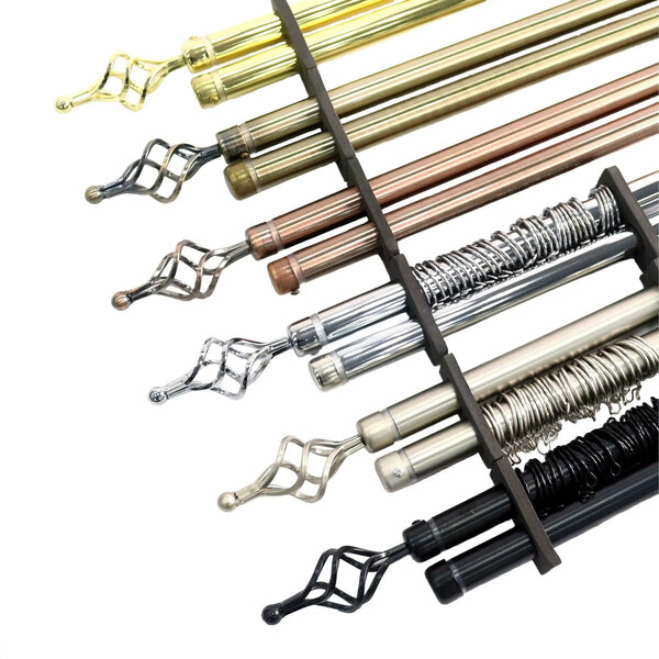 Tringle à rideau télescopique