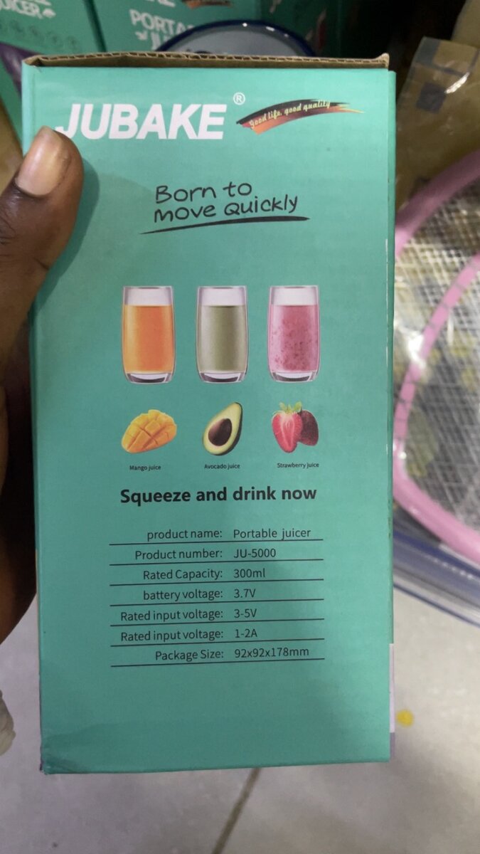 JUBAKE Mixeur Portable 300ml