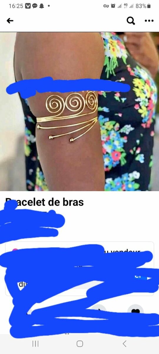 Bracelet au bras