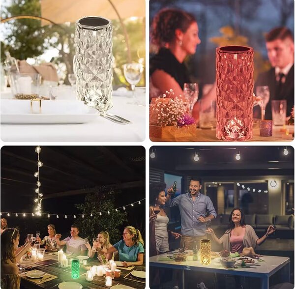 Lampe LED Cristal Graphique