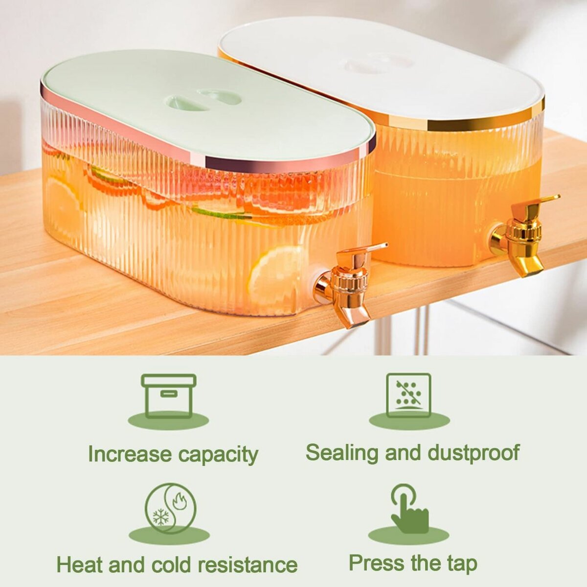 PLASTIC JUICE DISPENSER 5.3 LITRES