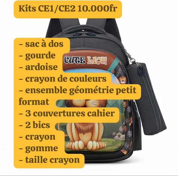 Kit scolaire enfant CE1/CE2