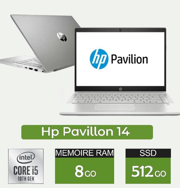 HP Pavilion 14 i5 8GB 512G