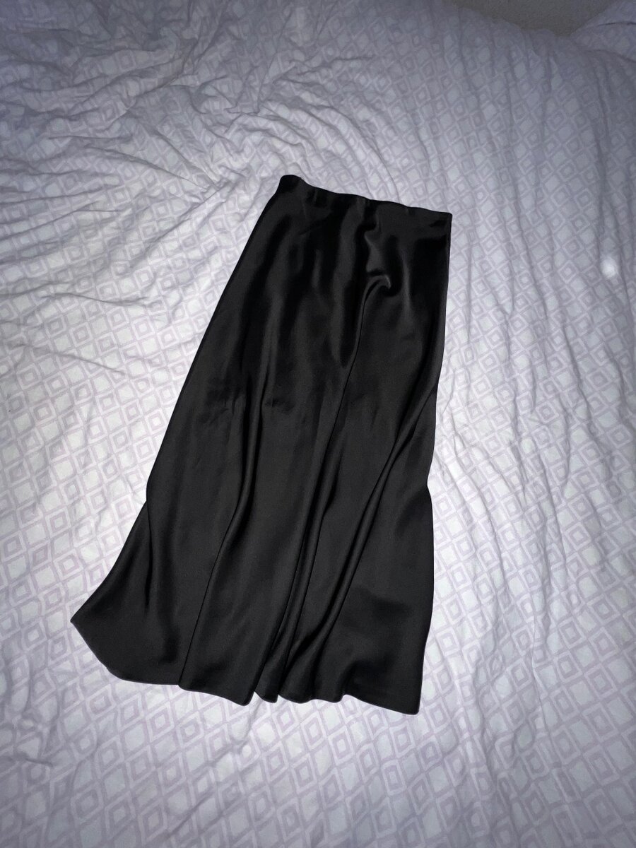 Атласная юбка