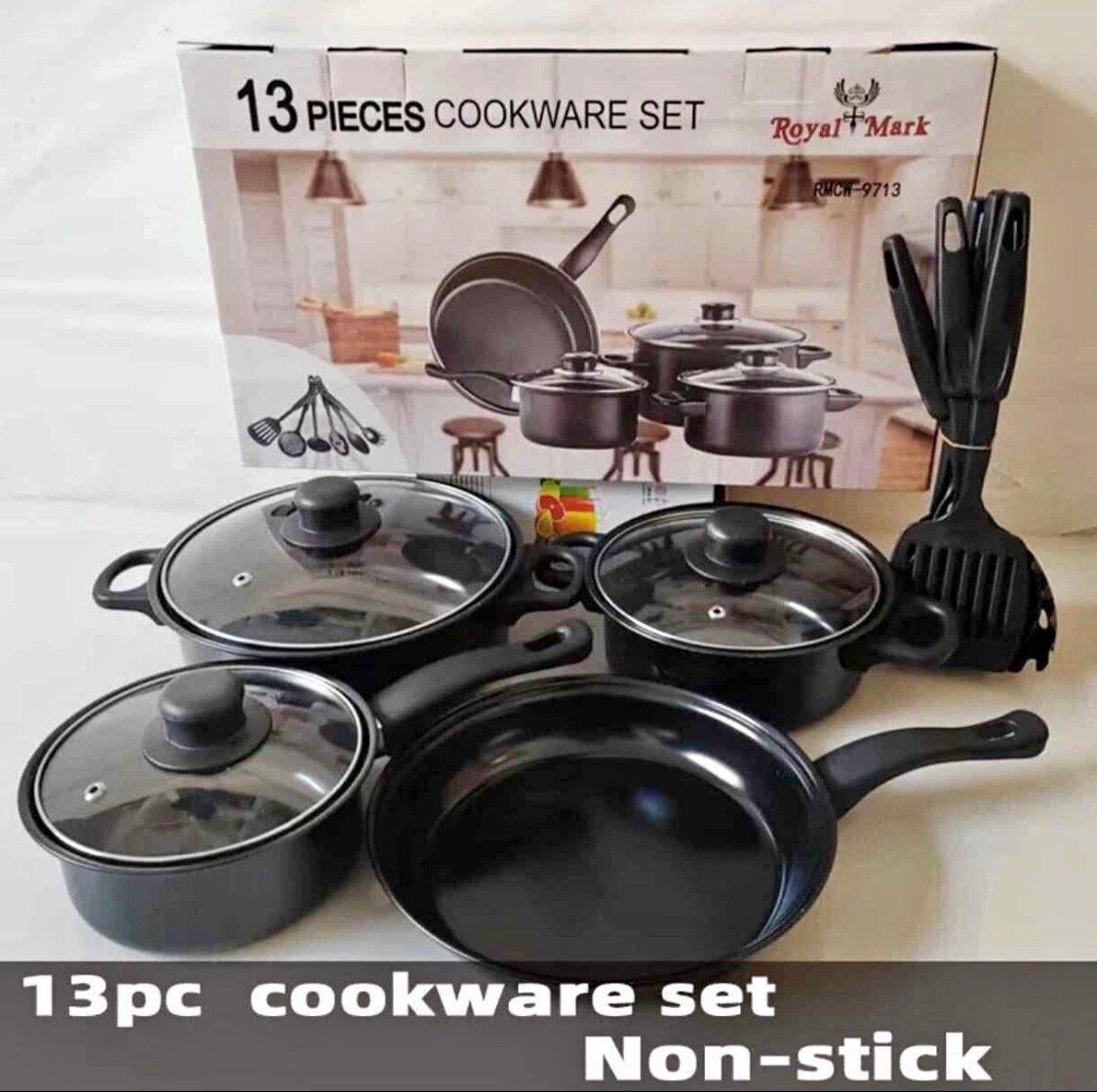 Set de cuisine antiadhésif 13 pièces