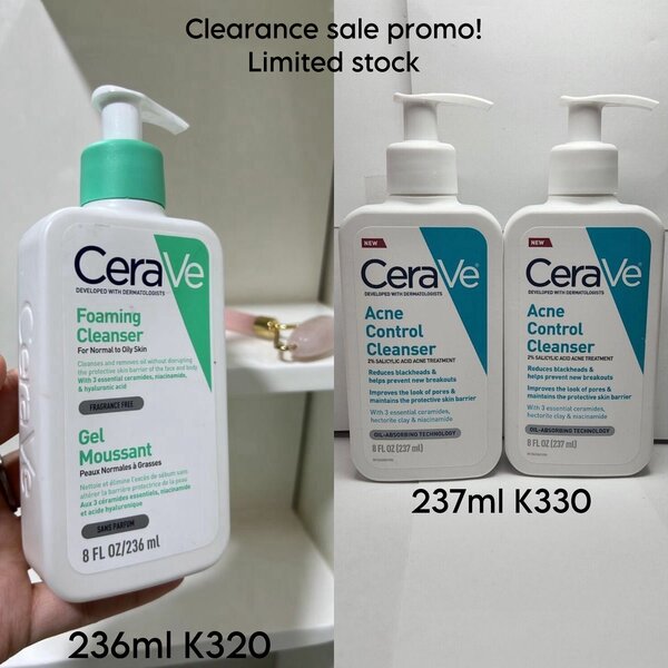 CeraVe cleansers on promotion