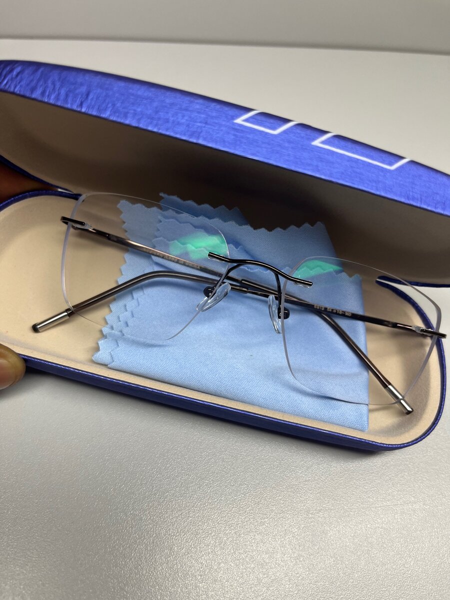 Rim less optical frame