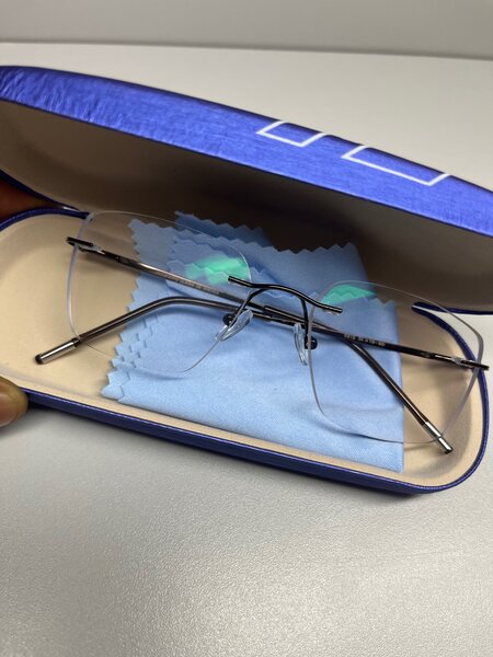 Rim less optical frame