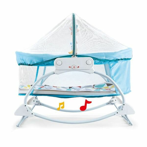 Berceau bébé musical sleep peacefully avec moustiquaire