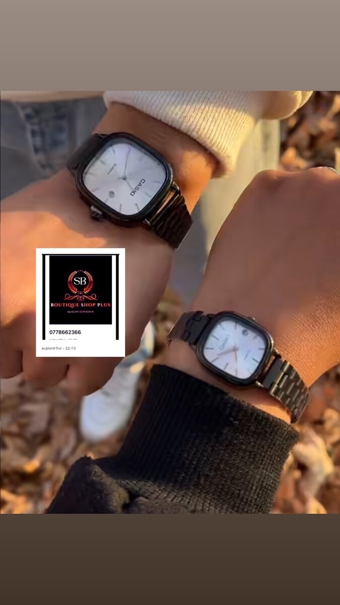 Montre Casio authentique avec sa boîte