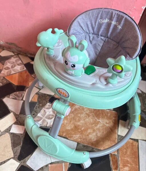 Baby walker and baby sleeping bed with net