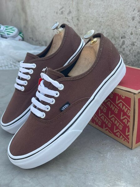 Baskets Vans marron unisex