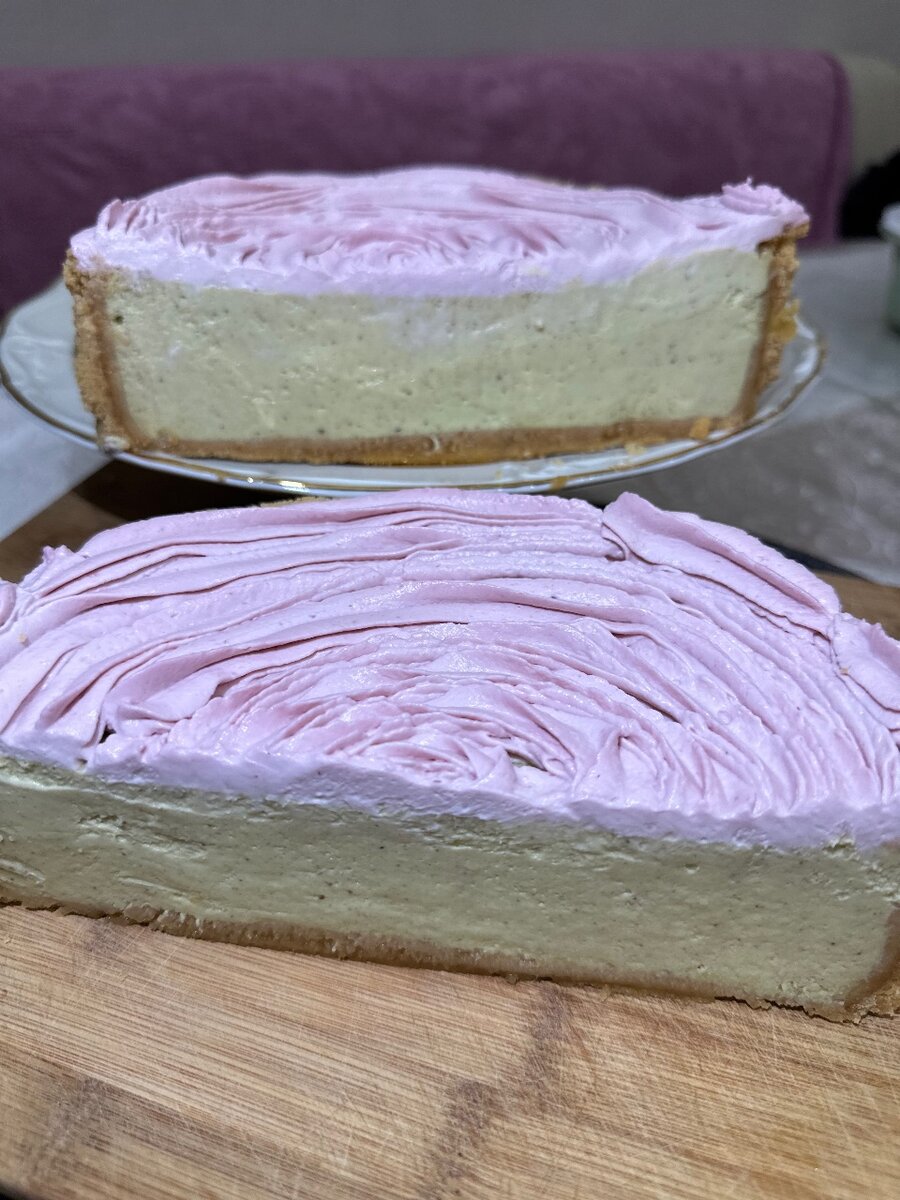 Чизкейк Фисташка-малина