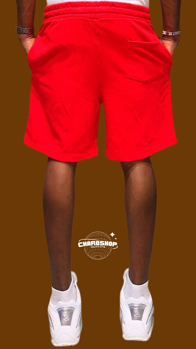 Shorts rouges graphiques
