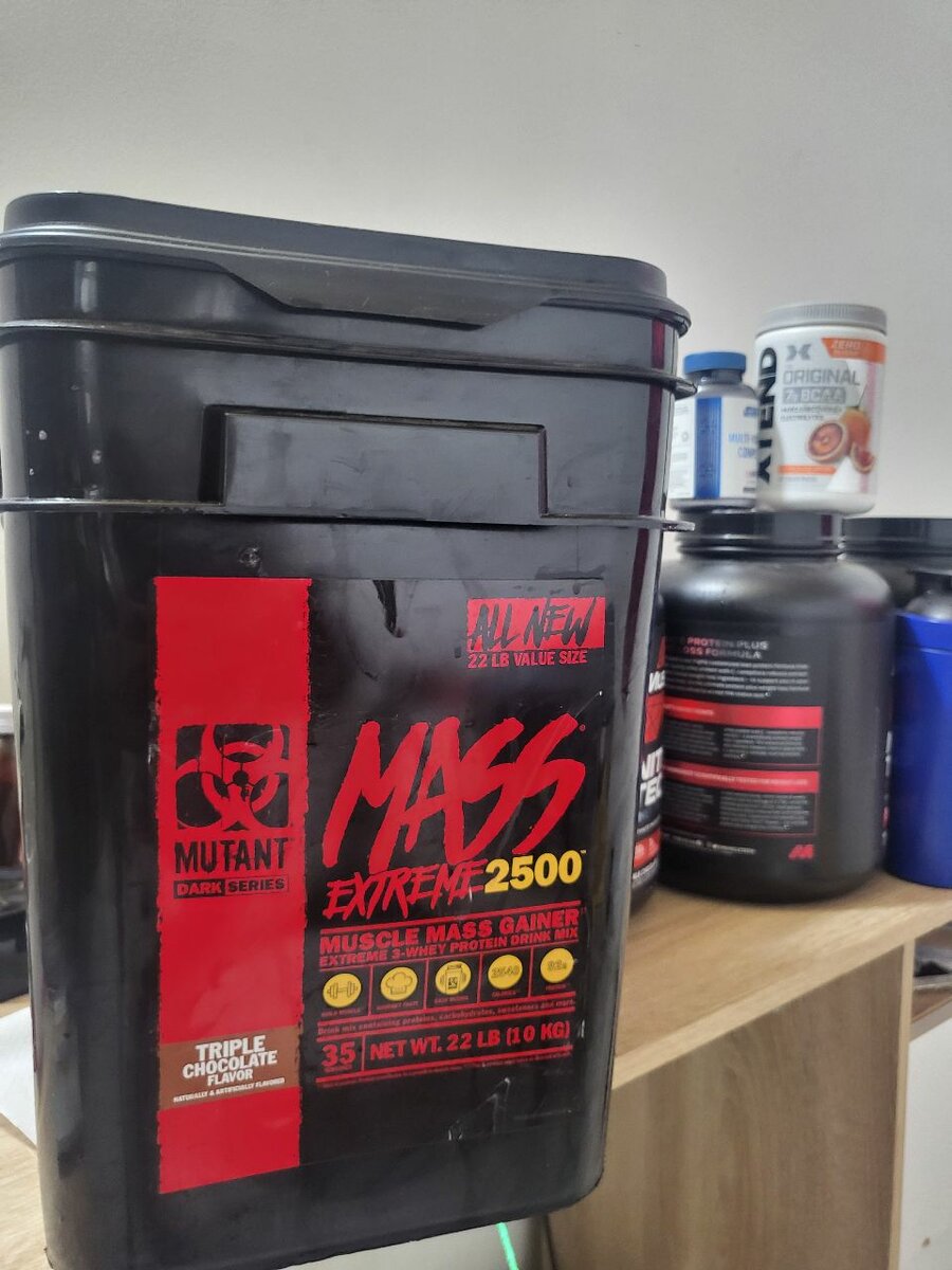 Mass gainer whey protein BCAA Multivitamin
