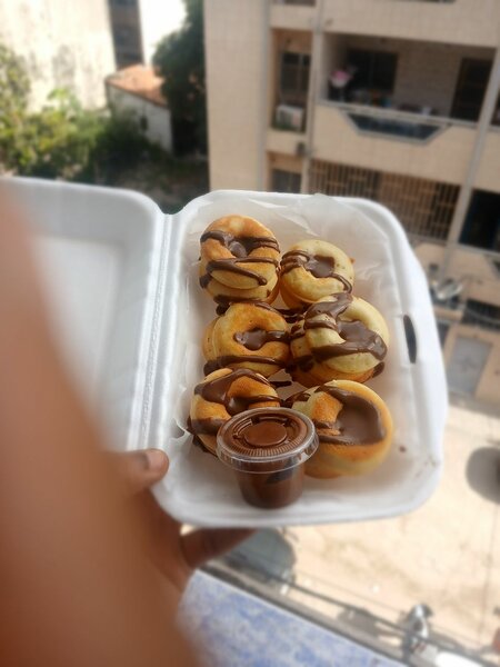 Mini beignets au chocolat
