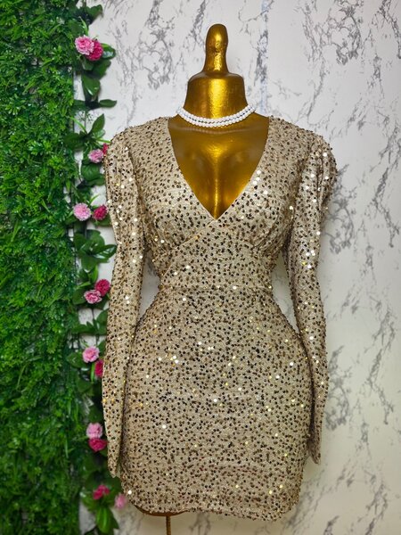 Robe à sequins glamour