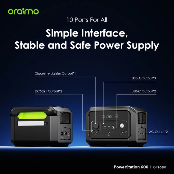 Oraimo PowerStation 600W
