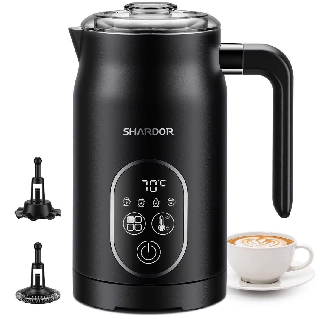 Mousseur à lait électrique 4-en-1