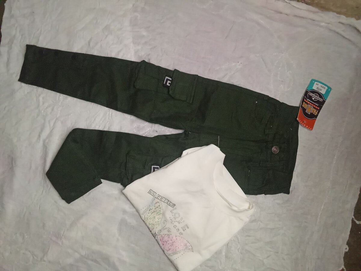 Ensemble cargo fille 8-10 ans