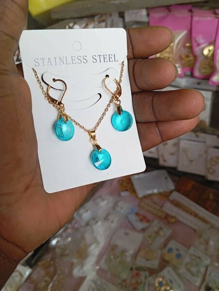 Ensemble Bijoux Acier Inoxydable