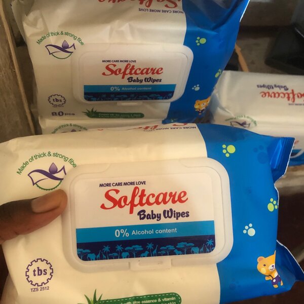 Soft care baby wipes