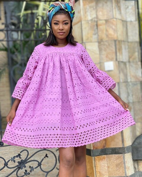 Robe bohème en dentelle